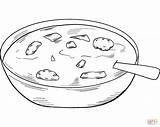Soup Pot Coloring Page Sketch sketch template