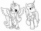 Princess Cadence And Shining Armor Coloring Pages sketch template