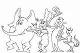 Dr Seuss And His Friends coloring Page  Download Print Or Color sketch template