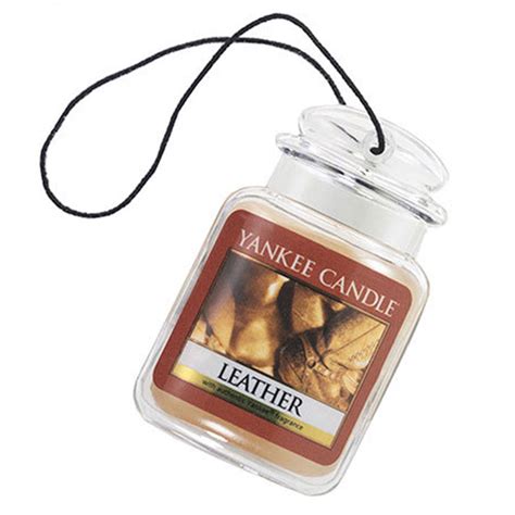 Yankee Candle Car Jar Ultimate Odor Neutralizing Gel Air Freshener, Leather - Walmart.com