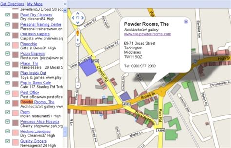 map_teddingtonhighstreet3 - Teddington, Middlesex, UK