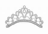 Pretty tiara coloring Page For Girls Printable Free  Coloring Pages sketch template