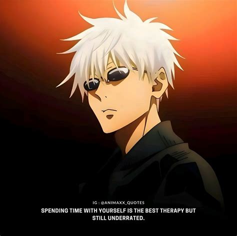 Anime quote (Gojo Satoru from Jujutsu Kaisen) | Anime quotes, Anime, Relatable