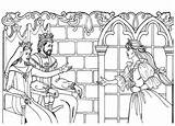 Online coloring Pages Coloring Page The Royal Family king and Queen  sketch template