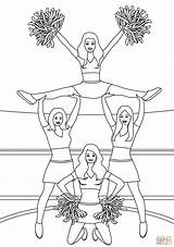 Cheerleader coloring page  Free Printable Coloring Pages sketch template