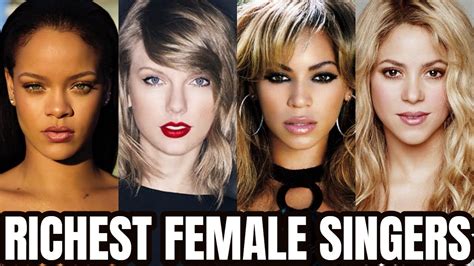 Top 15 Richest Female Singers! - YouTube