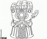 Infinity Gauntlet Coloring Page / Marvel Cinematic  sketch template