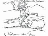 Daniel Boone Coloring Page Coloring Pages sketch template