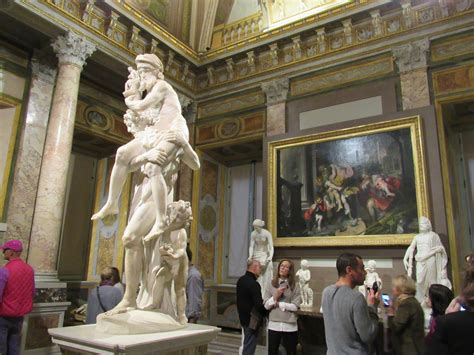 Borghese Gallery / Galleria Borghese in Rome. Includes a lot of works by Gian Lorenzo Bernini ...