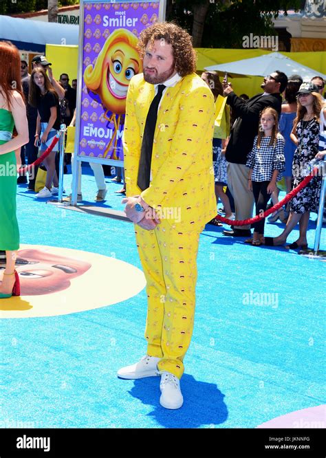 Los Angeles, USA. 23rd July, 2017. T.J. Miller 065 at the Emoji Movie ...