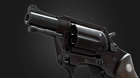 Revolver 32. low poly gun - Buy Royalty Free 3D model by hzoogle ...