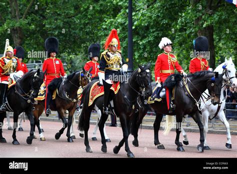 Trooping colour household cavalry regiment hi-res stock photography and ...