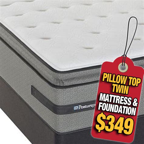 Sealy Pillow Top Twin Mattress - Arizona Mattress Overstock