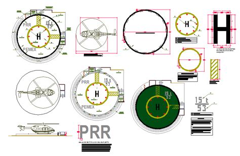 Heliport design standards - Cadbull