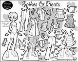 Printable Paper Doll Coloring Pages sketch template