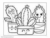 Free Cactus Coloring Pages For Kids  Book sketch template