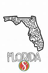 Free Florida Coloring Pages — Stevie Doodles sketch template