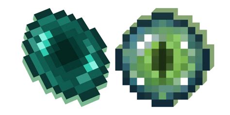 Minecraft Ender Pearl and Eye of Ender cursor – Custom Cursor