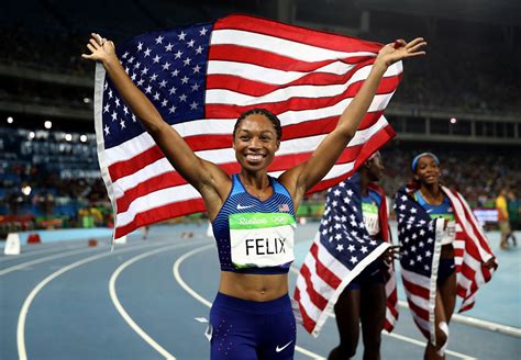 Allyson Felix reflects on "the coolest thing" about 2016 Rio Olympics ...