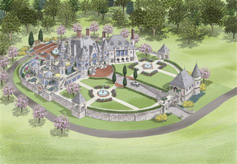 Houston, Texas - Stone Castle | Castle house plans, Castle plans, Castle designs