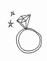 Diamond Ring Coloring Page At GetColoringscom  Free Printable sketch template