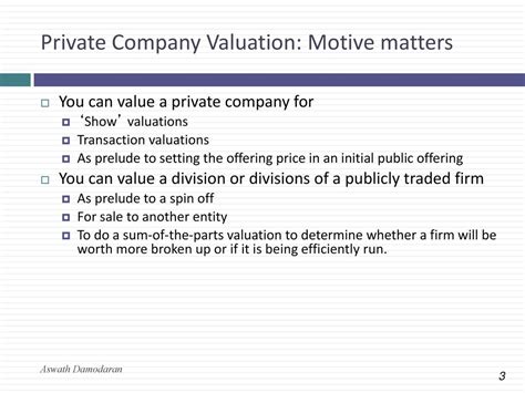 Session 21: Private company valuation - ppt download