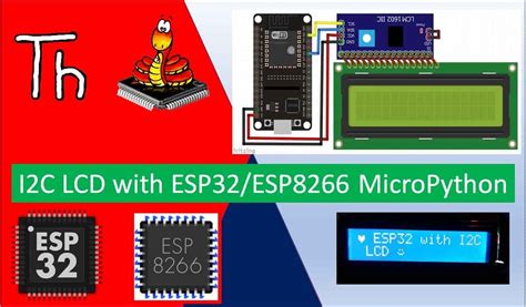 I2c Lcd With Esp32 And Esp8266 Using Micropython In 2022 Iot Internet