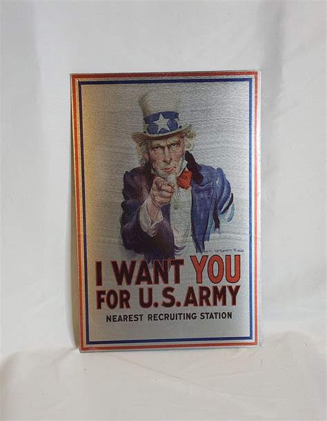 Vintage Style Military Metal Wall Art - Etsy