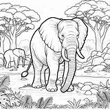 Elephant Coloring Pages 20  Gem sketch template