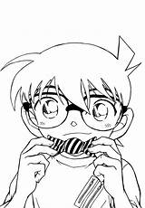 Conan Coloring Pages sketch template