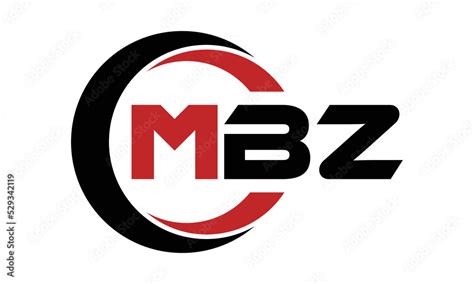 MBZ three letter swoosh logo design vector template | monogram logo ...