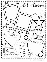 Free Printable All About Me Worksheet Coloring Page  Vrogueco sketch template