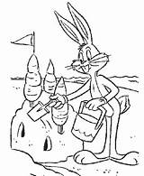 Bugs Bunny Coloring Pages – Rainyweathers sketch template