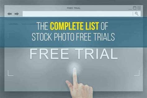The Complete List of Stock Photo Free Trials (2024 Update)