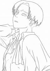 Attack On Titans Levi Coloring Pages Printable sketch template