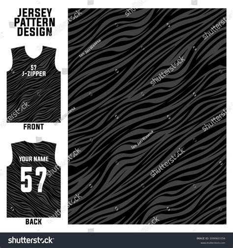 Vektor Stok Abstract Concept Vector Jersey Pattern Template (Tanpa Royalti) 2090603356 ...