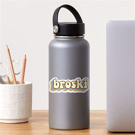 "broski by abiiblue" Sticker for Sale by abiiblue | Redbubble