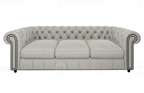 sofa fabric isolated on white background, 3D PNG. 23545766 PNG