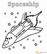 Spaceship Coloring Pages To Print sketch template