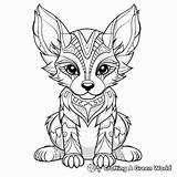 Baby Fox Coloring Pages  Free & Printable sketch template