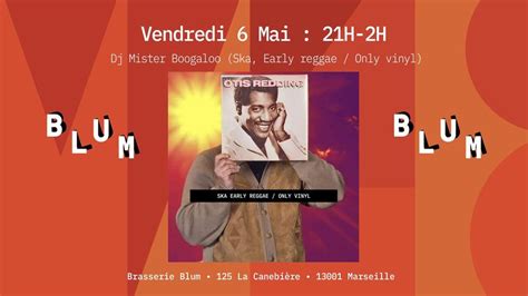 Soirée Only Vinyl Ska // Early reggae au BLUM Canebière – Marseille – Agenda Culturel Maïstrau