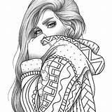 Pretty Woman Coloring Pages Sketch Page sketch template