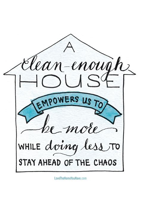 Quotes About A Clean House