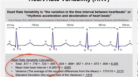 Heart Rate Variability Chart