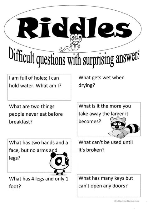 Free Printable Riddles With Answers - Free Printable