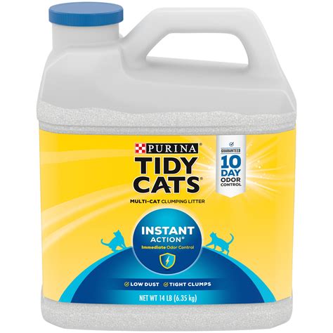 Purina Tidy Cats Clumping Cat Litter, Instant Action Multi Cat Litter ...