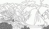 Machu Picchu Coloring Page Pages sketch template