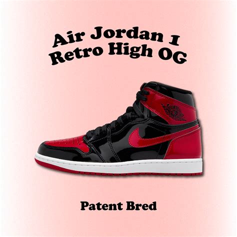 Air Jordan 1 Retro High OG "Patent Bred" Will Shine The Holiday Season ...