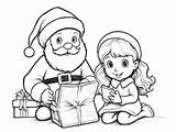 Heartwarming Classic Christmas Coloring Page  sketch template