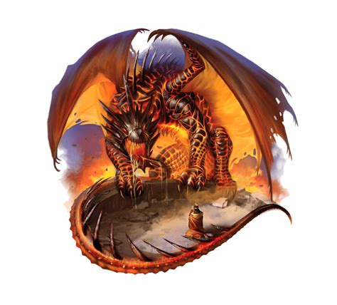 Female Wyrm Magma Dragon - Pathfinder 2E PFRPG PFSRD DND D&D 3.5 4E 5E ...